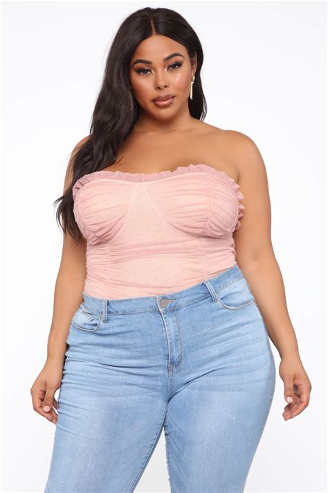 Sweet And Innocent Ruched Bodysuit Mauve Fashion Nova