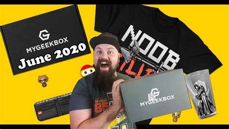 My Geek Box June 2020 Unboxing And Giveaway Reopening Youtube
