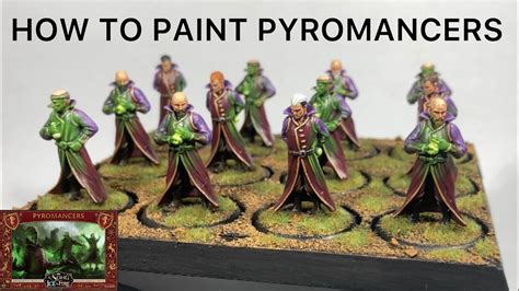 How To Paint Pyromancers A Song Of Ice And Fire Miniatures Game Plus