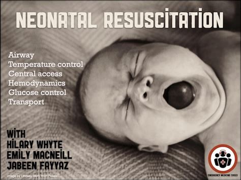 Neonatal Resuscitation Emergency Medicine Cases Em Cases