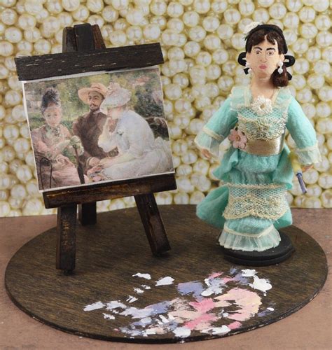 Marie Bracquemond Impressionism Painter Miniature Diorama Etsy