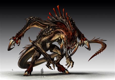 Artstation Karnaghast Aaron St Goddard Fantasy Monster Creature