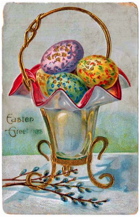 15 Colorful Vintage Easter Cards From The Early 20th Century ~ Vintage
