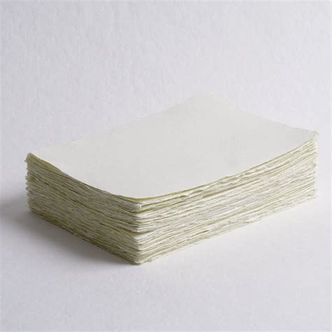 Ivory 5 X 7 150gsm Handmade Cotton Rag Deckle Edge Paper Sri
