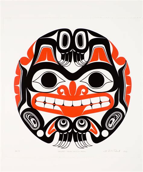 Haida Grizzly Bear Xhuwaji Haida Art Tiki Art Pacific Northwest Art