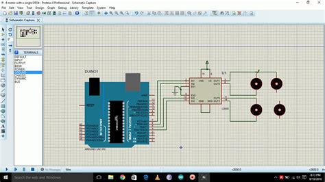 Interfacing Of 4 Motors With Single L293d With Arduino Uno R3 Youtube