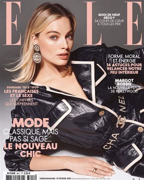 Margot Robbie Elle Magazine France February Cover Celebmafia