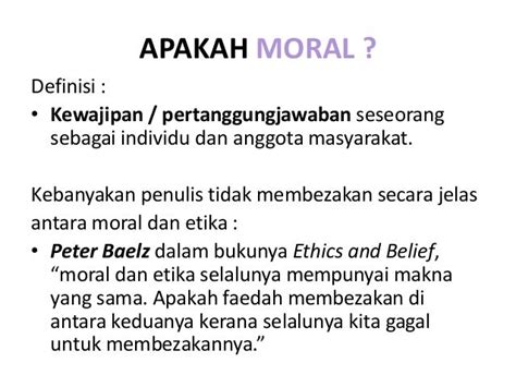 Moral Adalah Moral Adalah Dasar Dasar Pengertian Moral Untuk