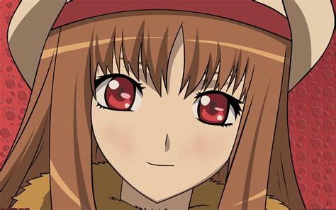 wallpaper illustration anime cartoon spice and wolf cute girl smile screenshot close