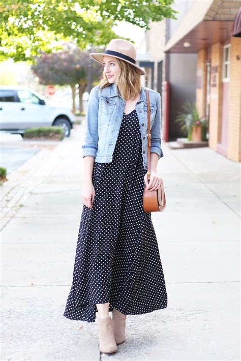 maxi dress with denim jacket dress with jean jacket denim jacket outfit jacket outfits jacket