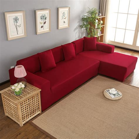 Ebtools 32 Seater L Shape Stretch Chair Sectional Sofa Corner Couch