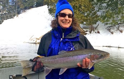 Manistee River Fishing Report February 2015 Coastal Angler And The