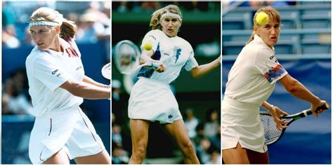 26 Candid Photographs Of A Young Steffi Graf While Performing On Stages