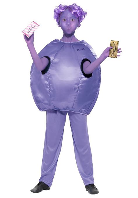 Willy Wonka Kids Violet Beauregarde Costume