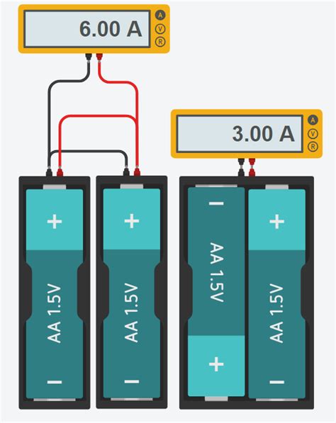 Batteries Connected Both In Series And In Parallel Electrical