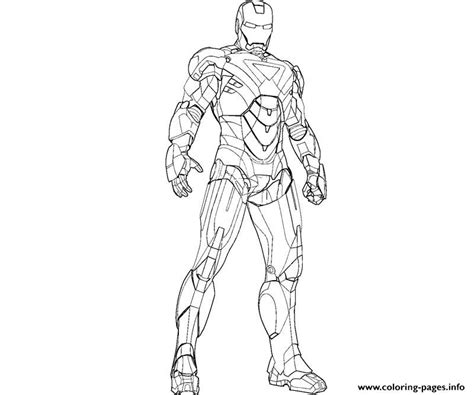 Avengers Endgame Iron Man Mark 85 Coloring Pages Woodsinfo