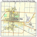 Aerial Photography Map of Dodge City, KS Kansas