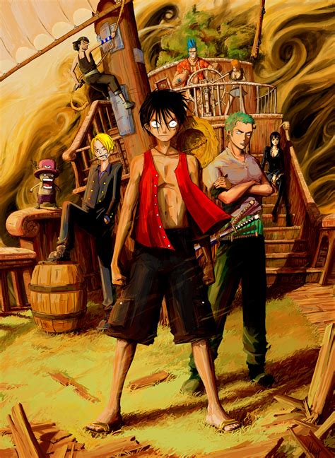 Fondo One Piece One Piece Merry Luffy Crew Hd Anime Wallpapers Hd
