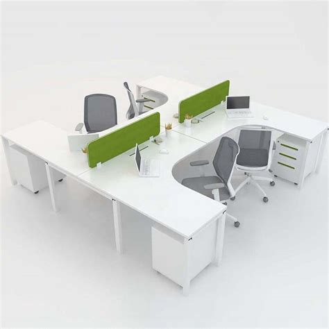 Mild Steel Greenwhite Modular Office Workstation At Rs 798square Feet