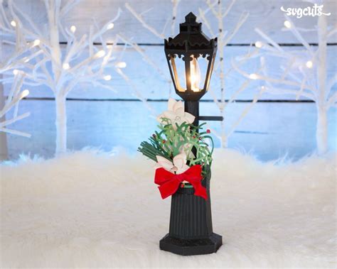 Diy Paper Lamp Post From The New Christmas Eve Svg Kit Paper House