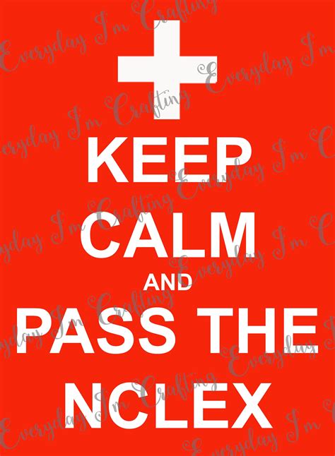 Keep Calm And Pass The Nclex Sign Printable Digital File Etsy Nclex Nurse Party Nursing