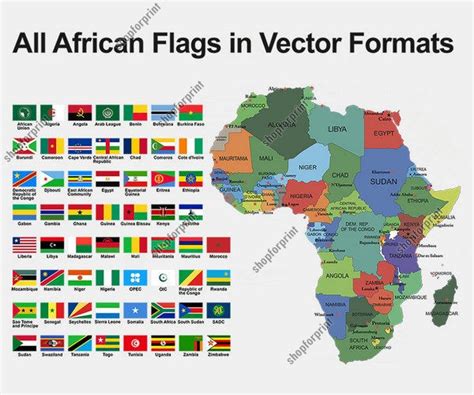 All African Countries Flags
