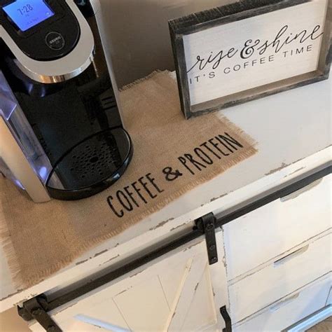 Awesome Coffee Bar Ideas To Create A Beverage Center For Your Keurig Or