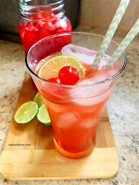 It's the perfect drink to sip while kicking back on the patio. vodka cherry limeade - My Turn for Us