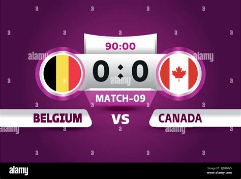 Belgium vs Canada, world Football 2022, Group F. World Football 