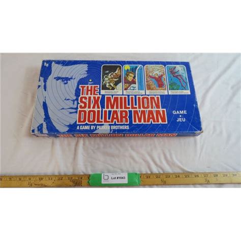 The Six Million Dollar Man Board Game Bodnarus Auctioneering