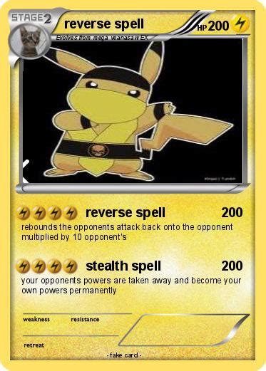 Pokémon Reverse Spell Reverse Spell My Pokemon Card