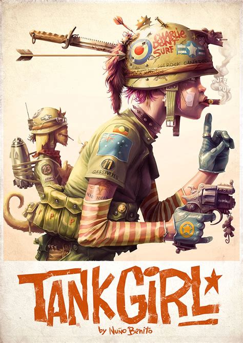 Tank Girl Poster On Behance Tank Girl Art Tank Girl Comic Art Girl