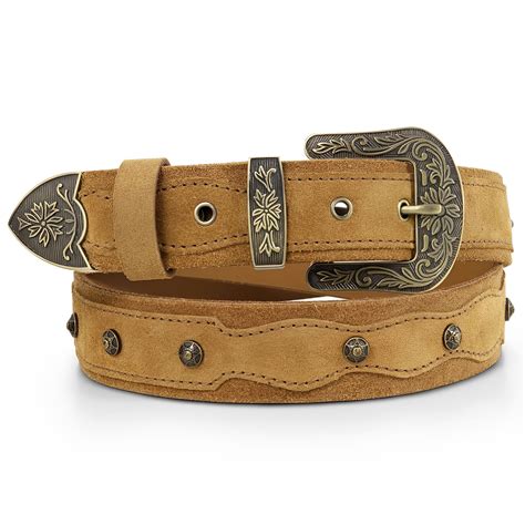 Raw Hyd Leather Western Belts For Men Cowboy Belts For Men Mens