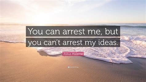 Julius Malema Quote You Can Arrest Me But You Cant Arrest My Ideas
