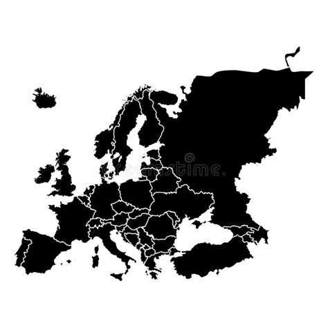 Political Map Of Europe Stock Vector Illustration Of Global 115263463