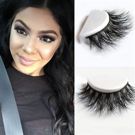 1pair Soft Hand Made Eyelashes 100 Real 3d Mink Full Strip False Eyelash Natural Long Eye