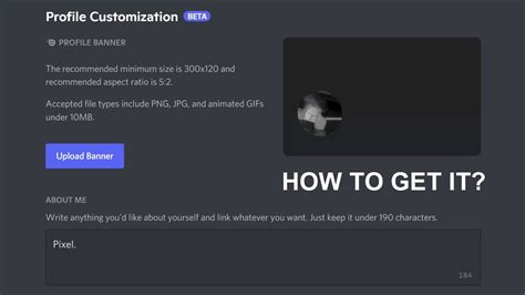 How To Get Profile Customization On Discord Youtube