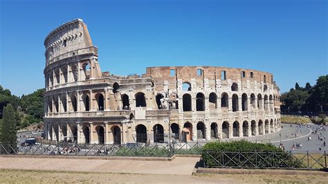 Coliseu De Roma Símbolo Da Roma Imperial Carimbo No Passaporte