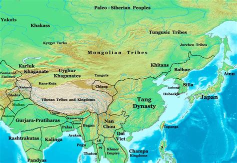 North East Asia Map Earth Map