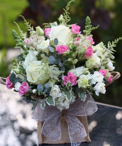 Silver Wedding Anniversary Flowers By Pip Of Willow Floristry