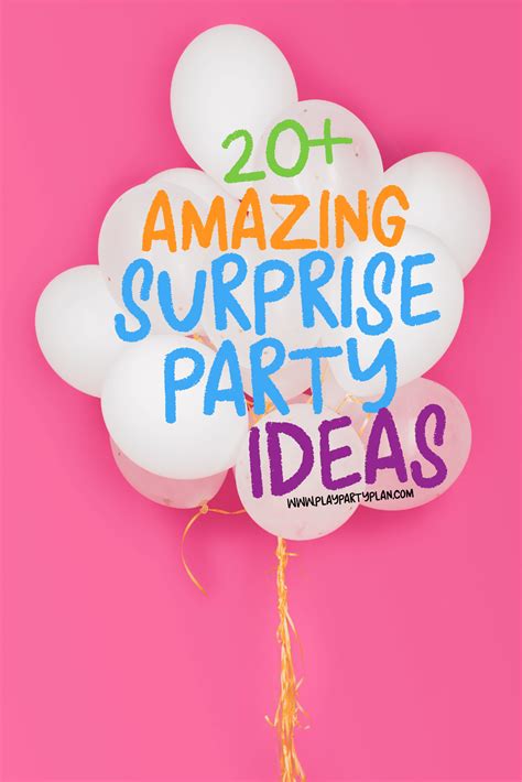 20 Surprisingly Easy Surprise Game Ideas Play Party Plan