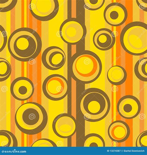 Seamless Abstract Circle Pattern Stock Vector Illustration Of Color