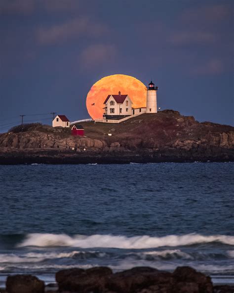 The Moon Images Coast Of Maine Photography By Benjamin Williamson