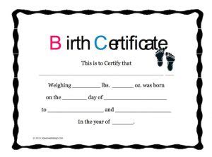 Simply search for the elements and images you need and drop them into the design. Fake Birth Certificate Maker | Template Business