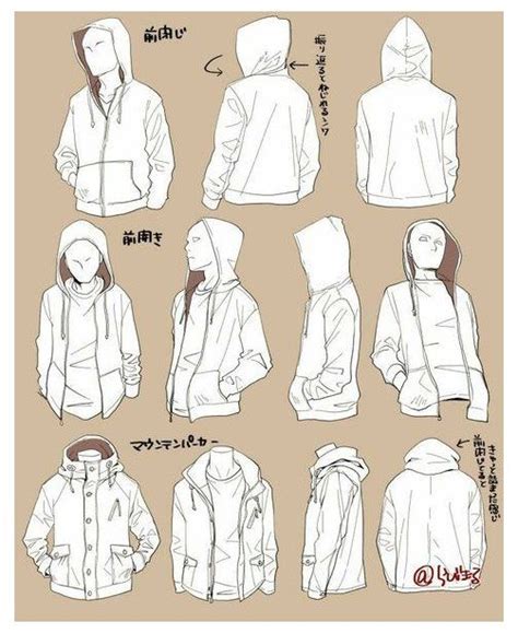 Hoodie Drawing Reference Character Design Art Reference Poses