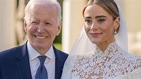 Joe Biden's granddaughter Naomi's silhouette-hugging second wedding ...