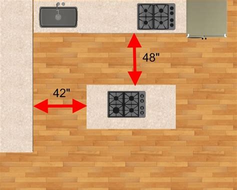 I'd still go for 15 inches (38cm) minimum. Kitchen Space Design Recommendations and Distances ...