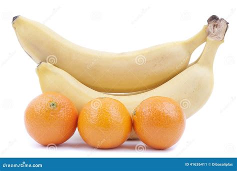 Bananas And Oranges Stock Image Image Of Refreshing 41636411