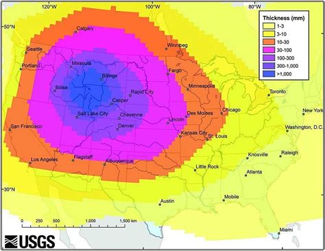 Ausbruch Von Yellowstone Supervulkan Würde Usa Unter Asche Begraben