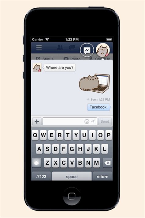 Facebook will also bring more content from. Facebook's new iOS app update adds "stickers" to chat! The ...